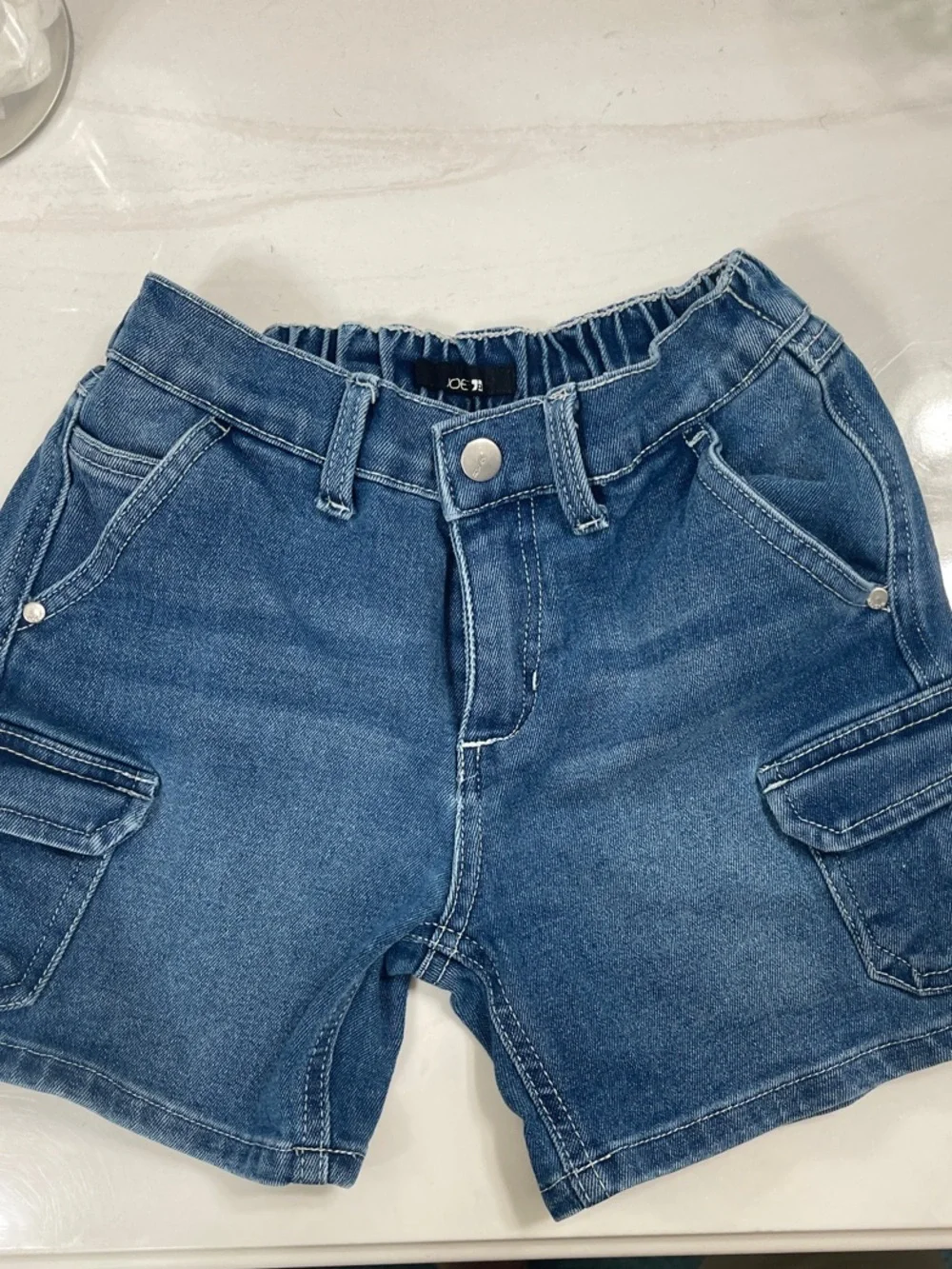 Joe's Jeans Kids Denim Cargo Shorts - Blue